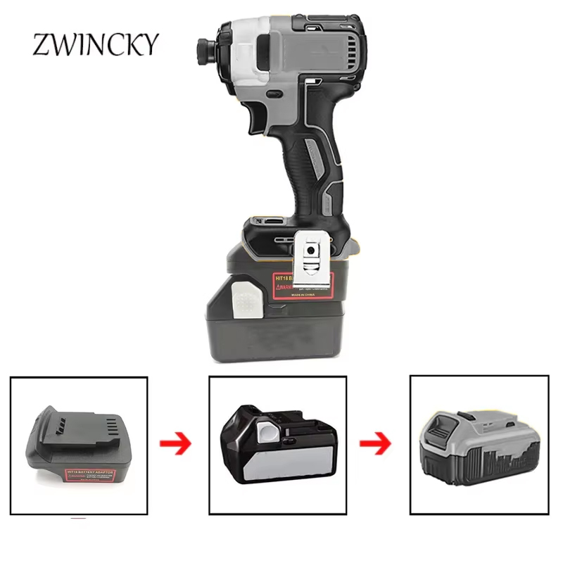 Power Tools Use - Adattatore Convertitore ZWINCKY per Batteria Li-ion