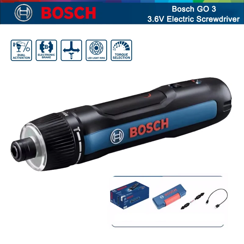 Power Tools Bosch - Cacciavite Elettrico BOSCH Go 3, Cacciavite