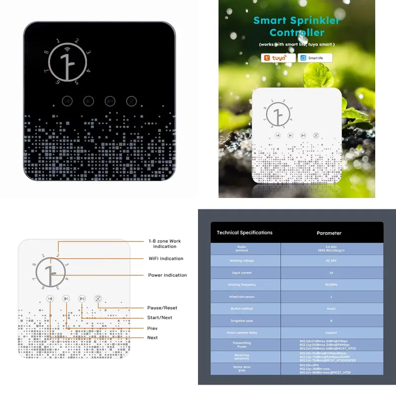 Power Tools Zones - Sistema di Irrigazione Intelligente WiFi per