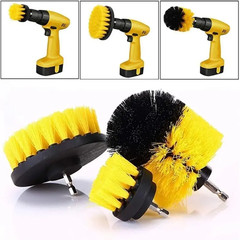 Power Tools On Sale - Set di 3 spazzole per trapano,