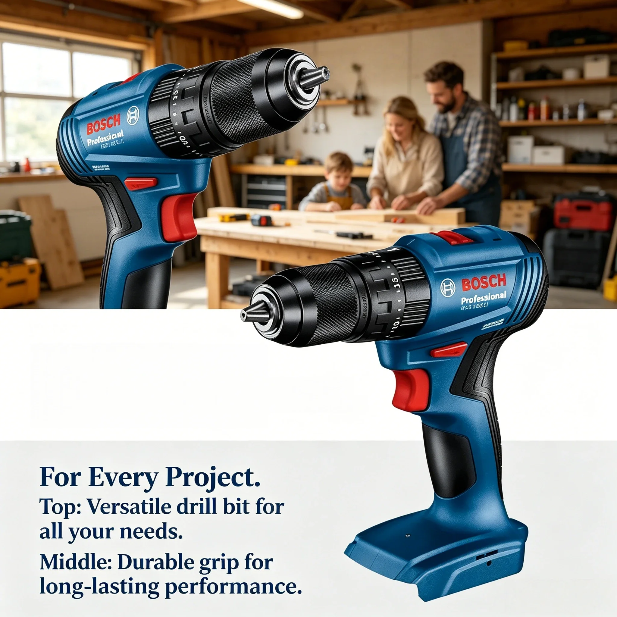 Power Tools Bosch - Trapano avvitatore a percussione senza fili