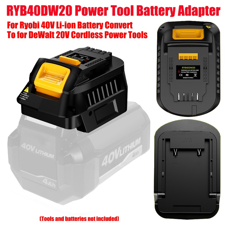 Power Tools Use - HAKSINKY RYB40DW20 Adattatore batteria per elettroutensili