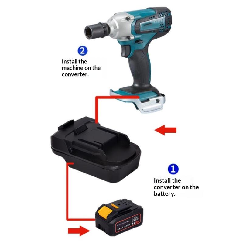 Power Tools Battery Adapter - Adattatore convertitore per utensili elettrici da