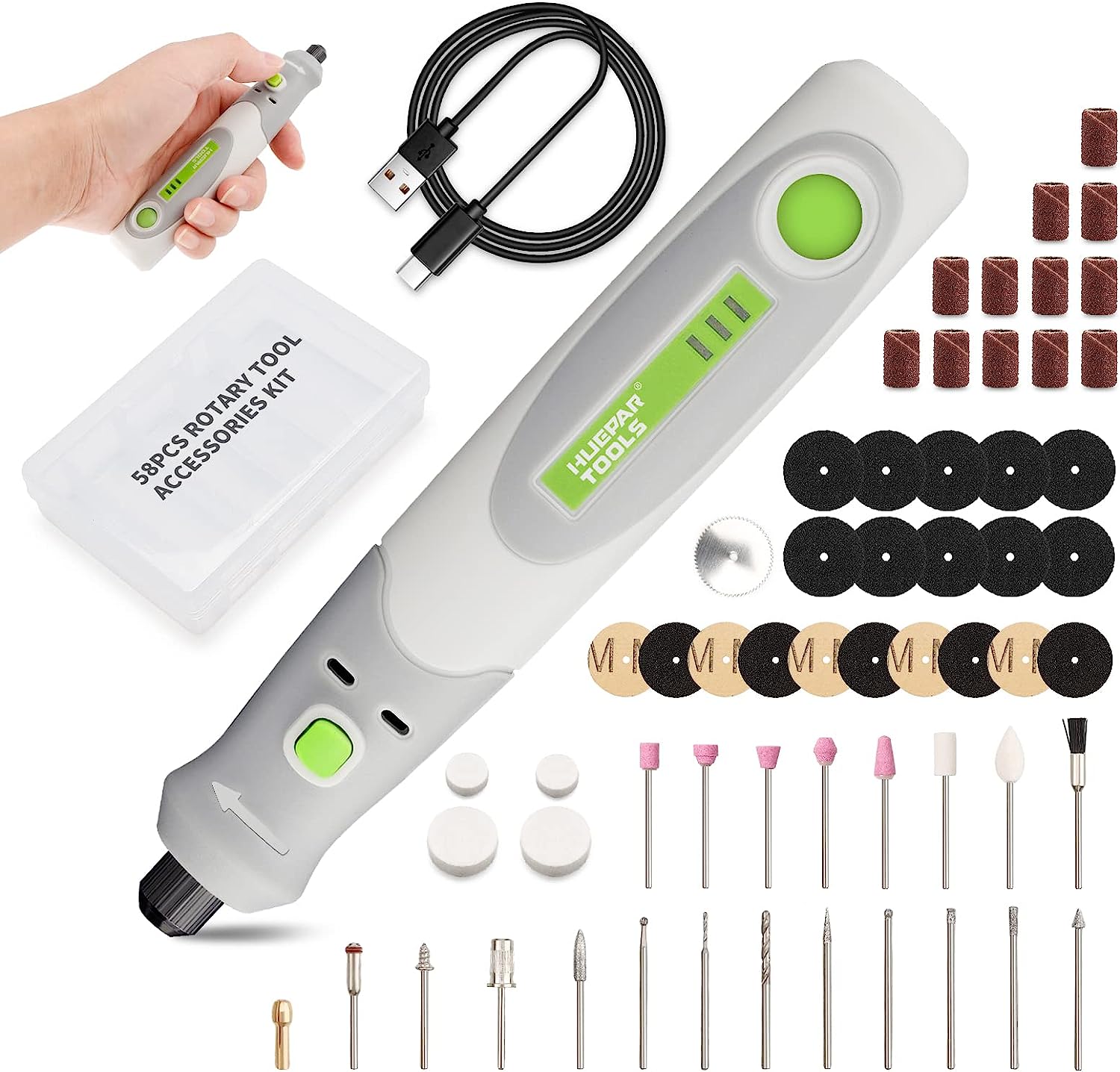 Power Tools Brand - Trapano elettrico smerigliatrice lucidatrice per incisore