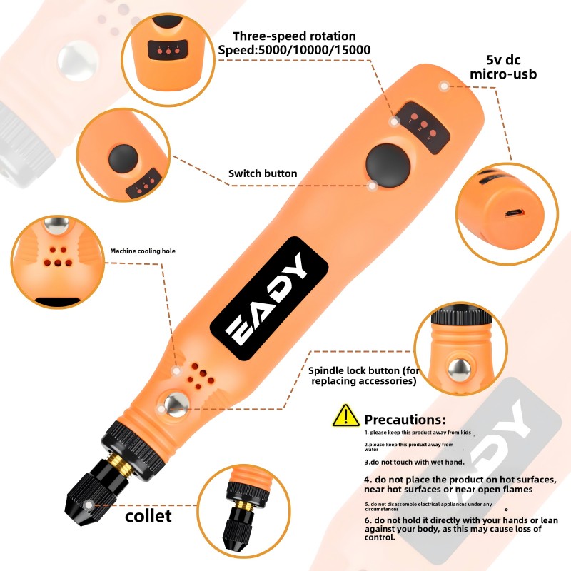 Kit di utensili rotanti senza  - Power Tools Brand recensione e prezzo