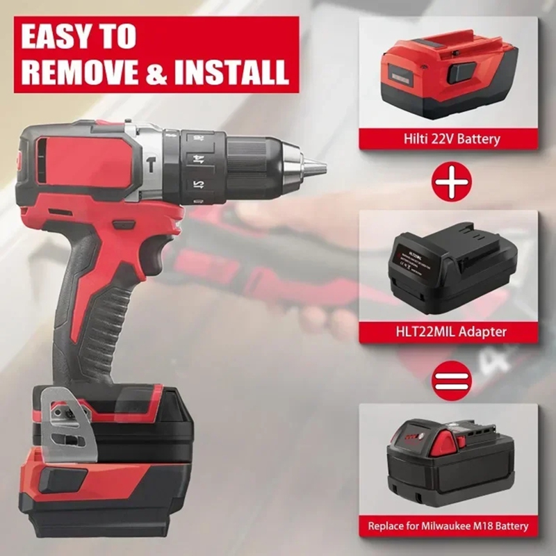 Adattatore per batterie da 18V - Power Tools Battery Adapter recensione e prezzo